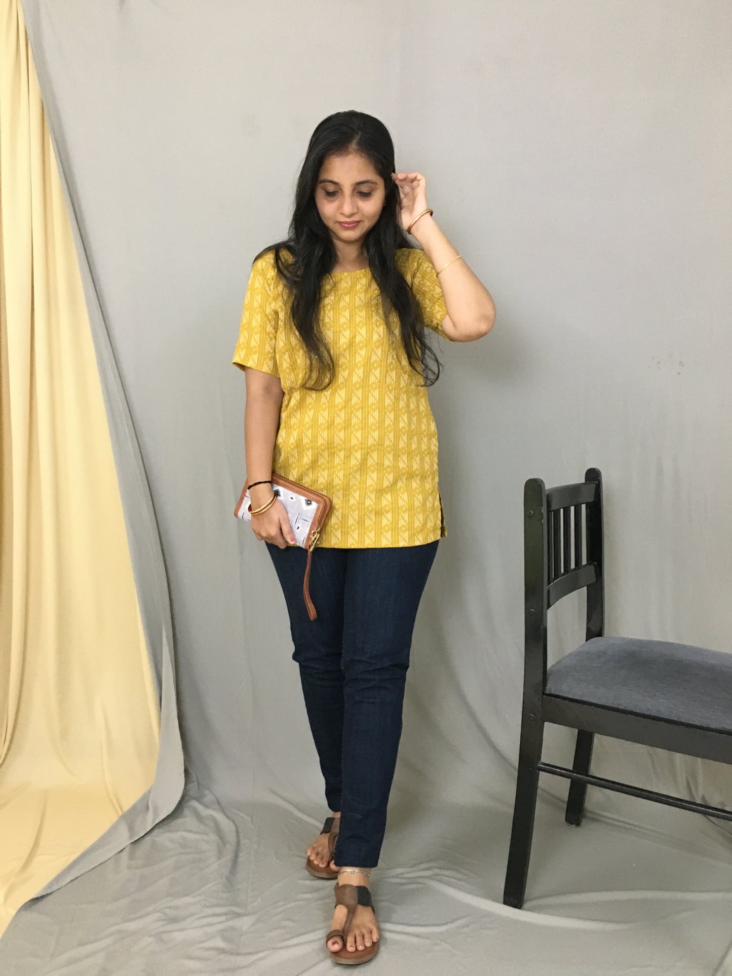 Trendy Tops - Katha Dessert - Pure Cotton