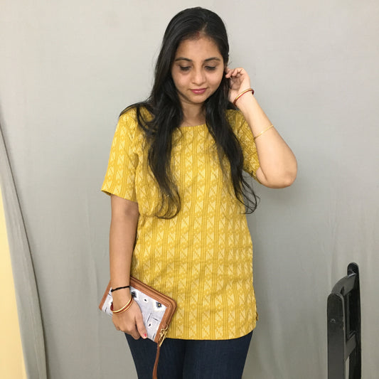 Trendy Tops - Katha Dessert - Pure Cotton