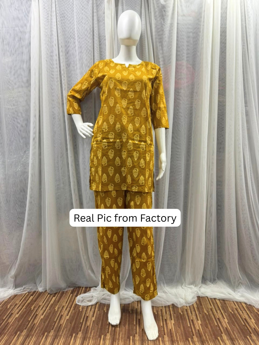 Shell Yellow - Cord Set - Pure Cotton