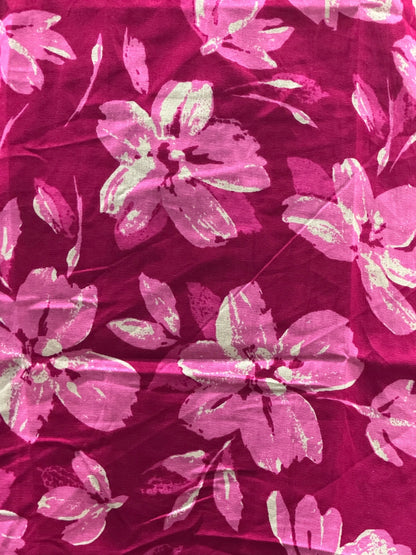 Jasmine White Flower - Pink - Cord Set - Pure Cotton