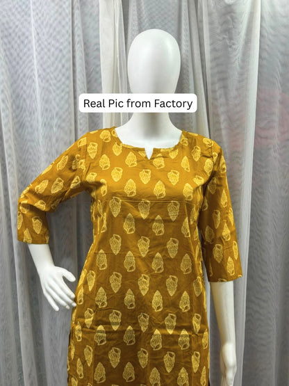 Shell Yellow - Cord Set - Pure Cotton