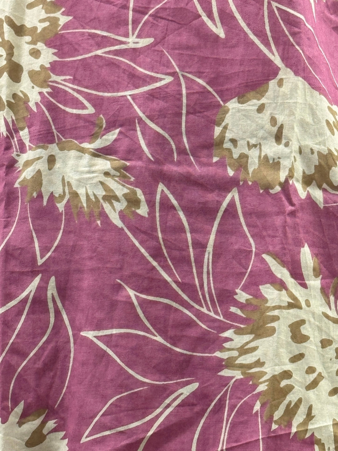 Pink Cream Flower - Cord Set - Pure Cotton