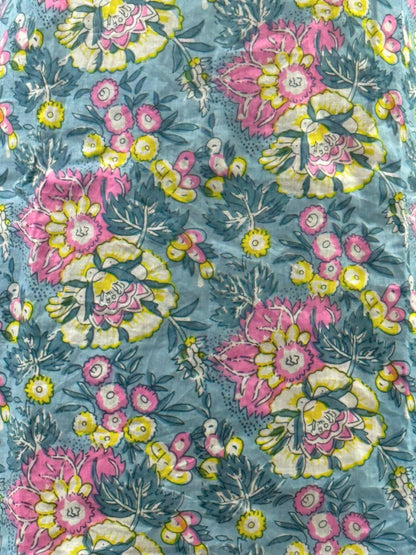 Sky Blue Pink - Cord Set - Pure Cotton