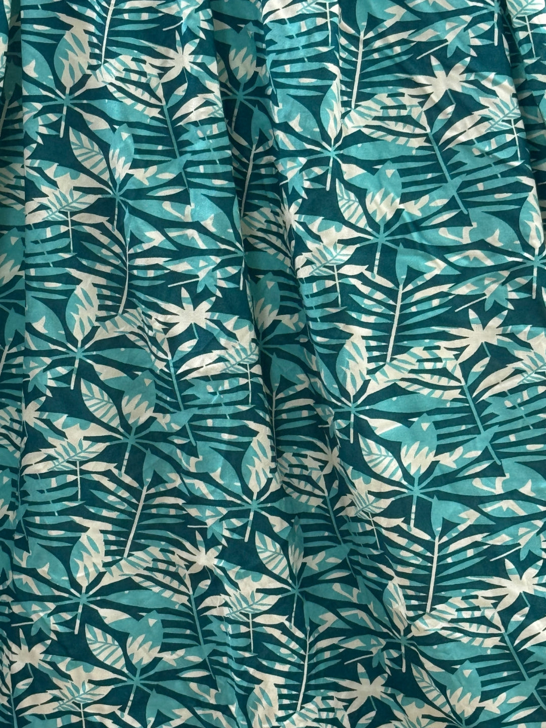 Tropical Sea Green - Maternity Dress with Feeding Zips - Soft Rayon