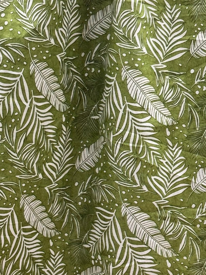 Tropical Forrest - Pista - Maternity Dress with Feeding Zips - Soft Rayon