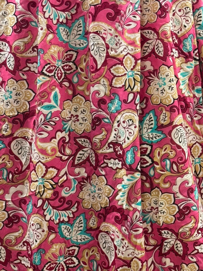 Pink Garden - Maternity Dress with Feeding Zips - Soft Rayon