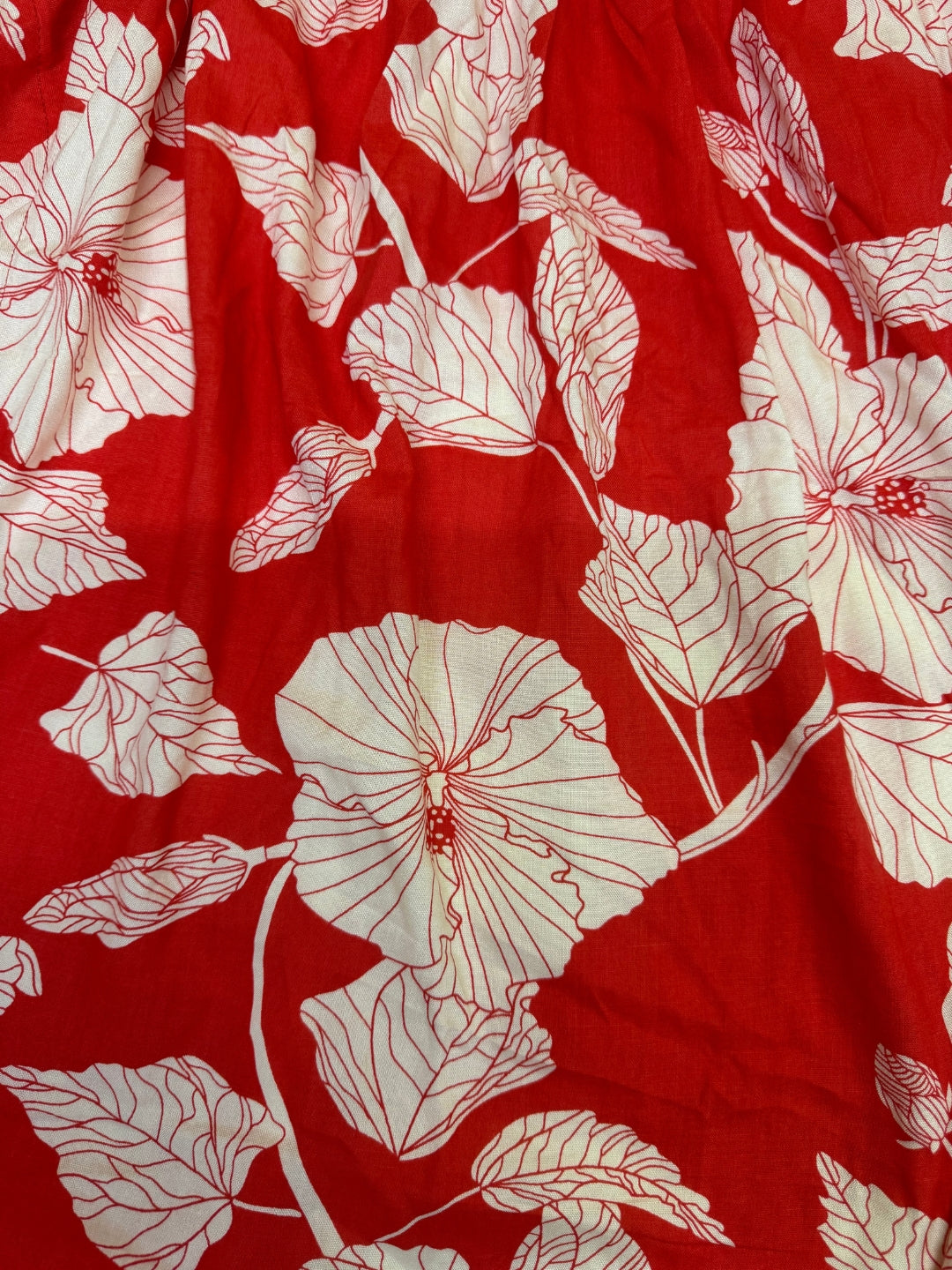 Hibiscus Orange - Maternity Dress with Feeding Zips - Soft Rayon