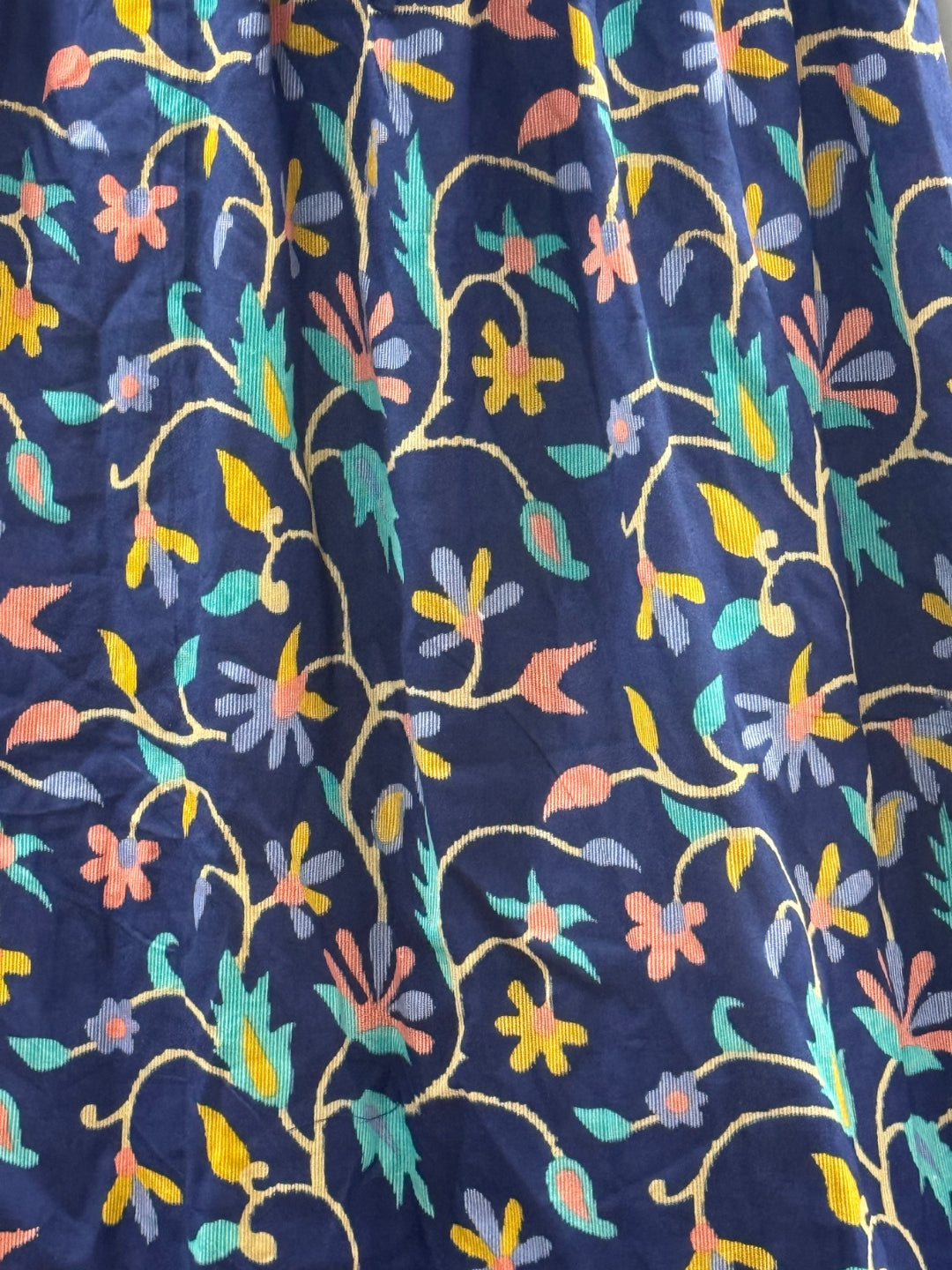 Daisy Blue- Maternity Dress with Feeding Zips - Pure Cotton