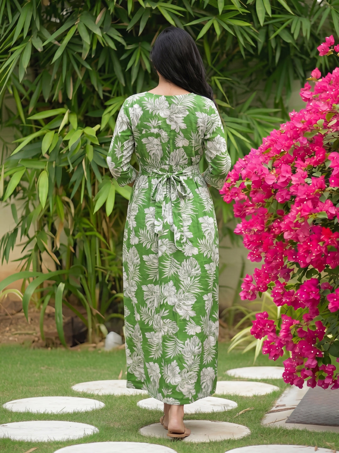 Forrest Pista - Maternity Dress with Feeding Zips - Soft Rayon