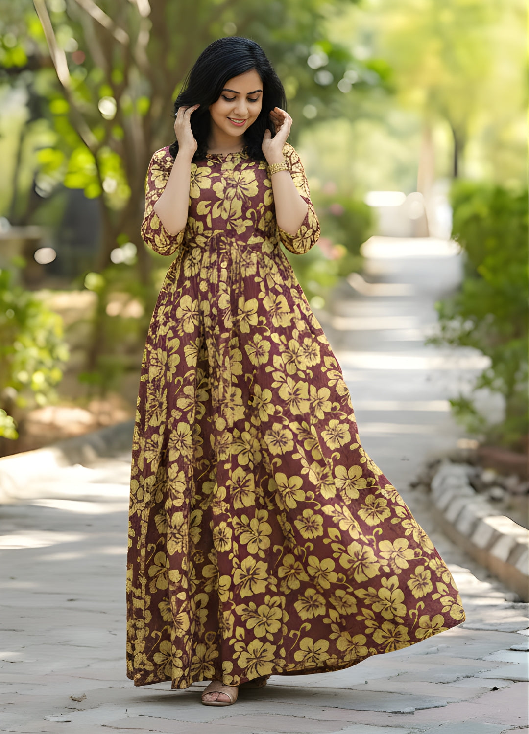 Sample - Maternity Kurti with Feeding Zips - Soft Rayon