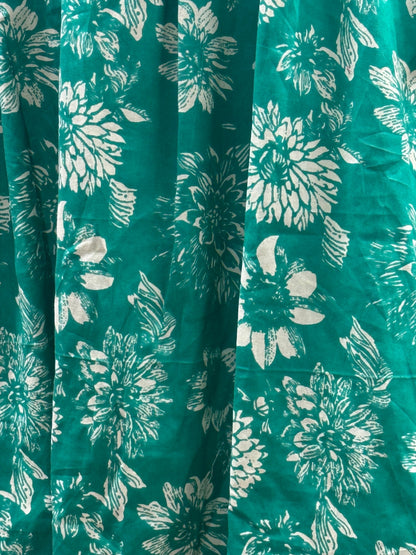 Marigold Sea Blue - Maternity Dress with Feeding Zips - Pure Cotton