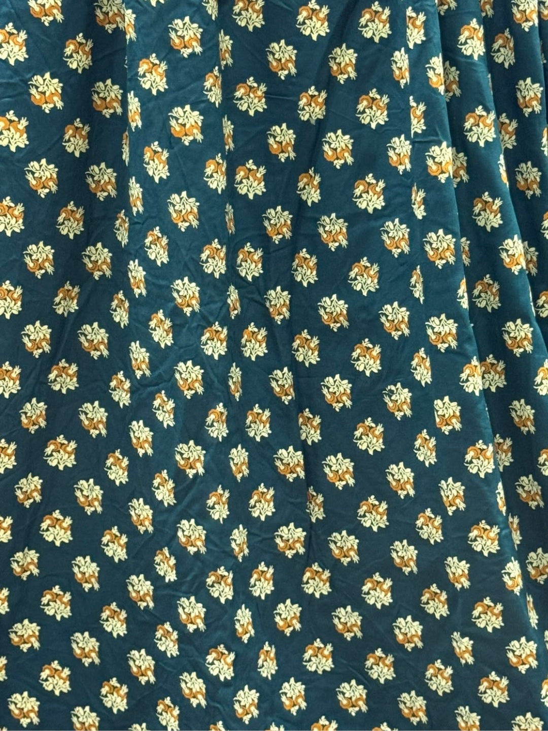 Curly Rose - Blue - Maternity Dress with Feeding Zips - Soft Rayon