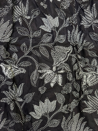Black Lotus - Maternity Dress with Feeding Zips - Soft Rayon