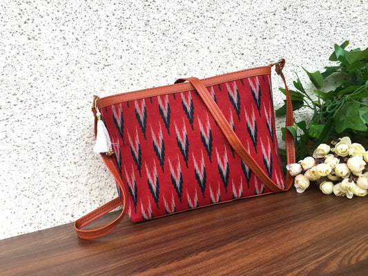 Minsk - 3 zip- Big size - Sling Bag - Red Arrow