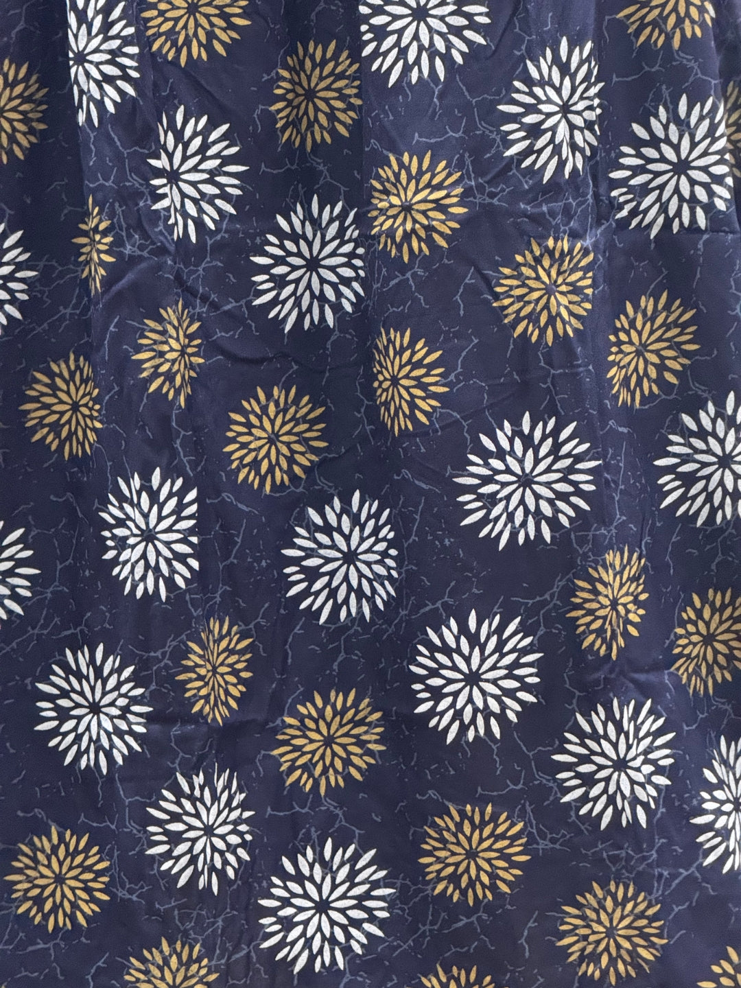 Marigold Rayon - Blue White - Maternity Kurti with Feeding Zips - Soft Rayon