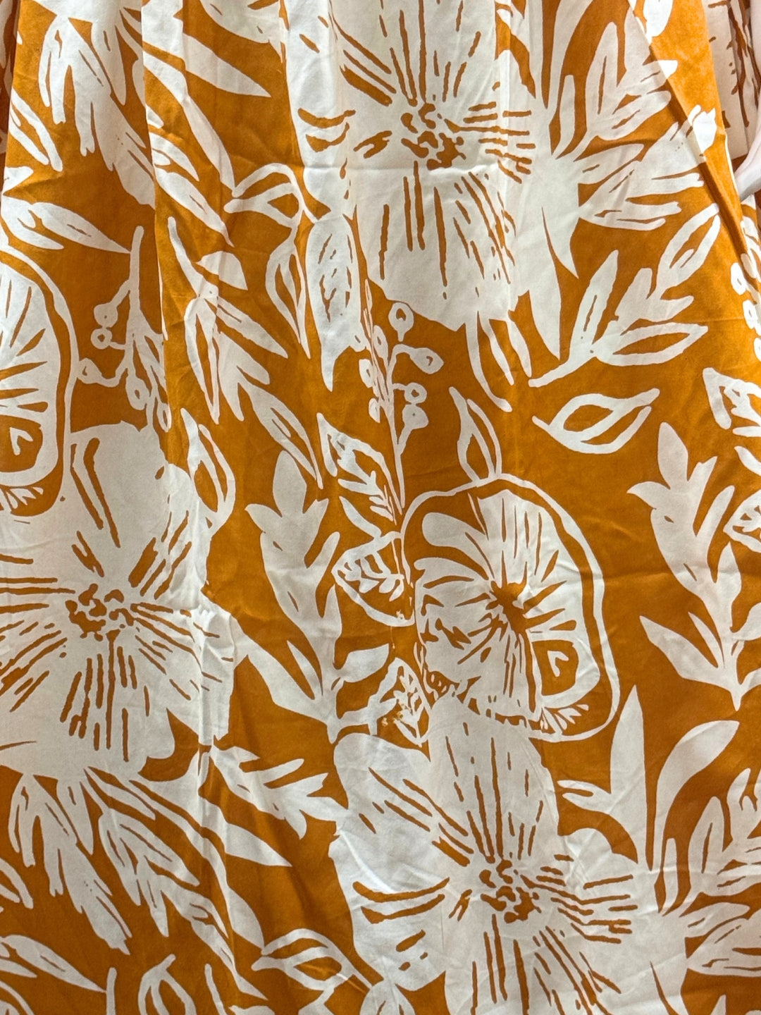 Hibiscus - Yellow White - Maternity Kurti with Feeding Zips - Soft Rayon