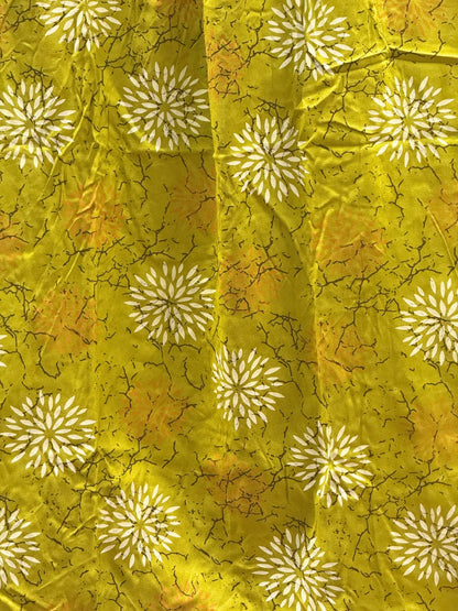 Marigold Rayon - Lemon White - Maternity Kurti with Feeding Zips - Soft Rayon