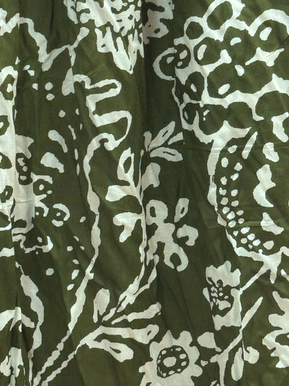 Florenza Green - Maternity Dress with Feeding Zips - Soft Rayon