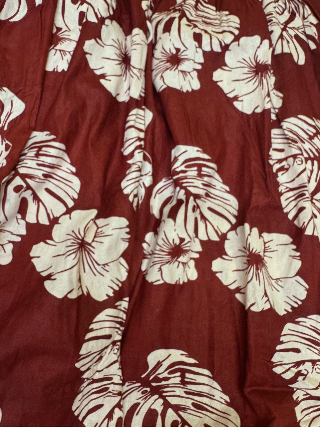 Swiss Cheese - Maroon - Maternity Dress with Feeding Zips - Pure Cotton
