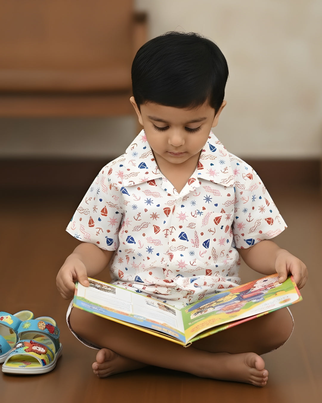 Kids Shirt & Short set - Boats & Pirates