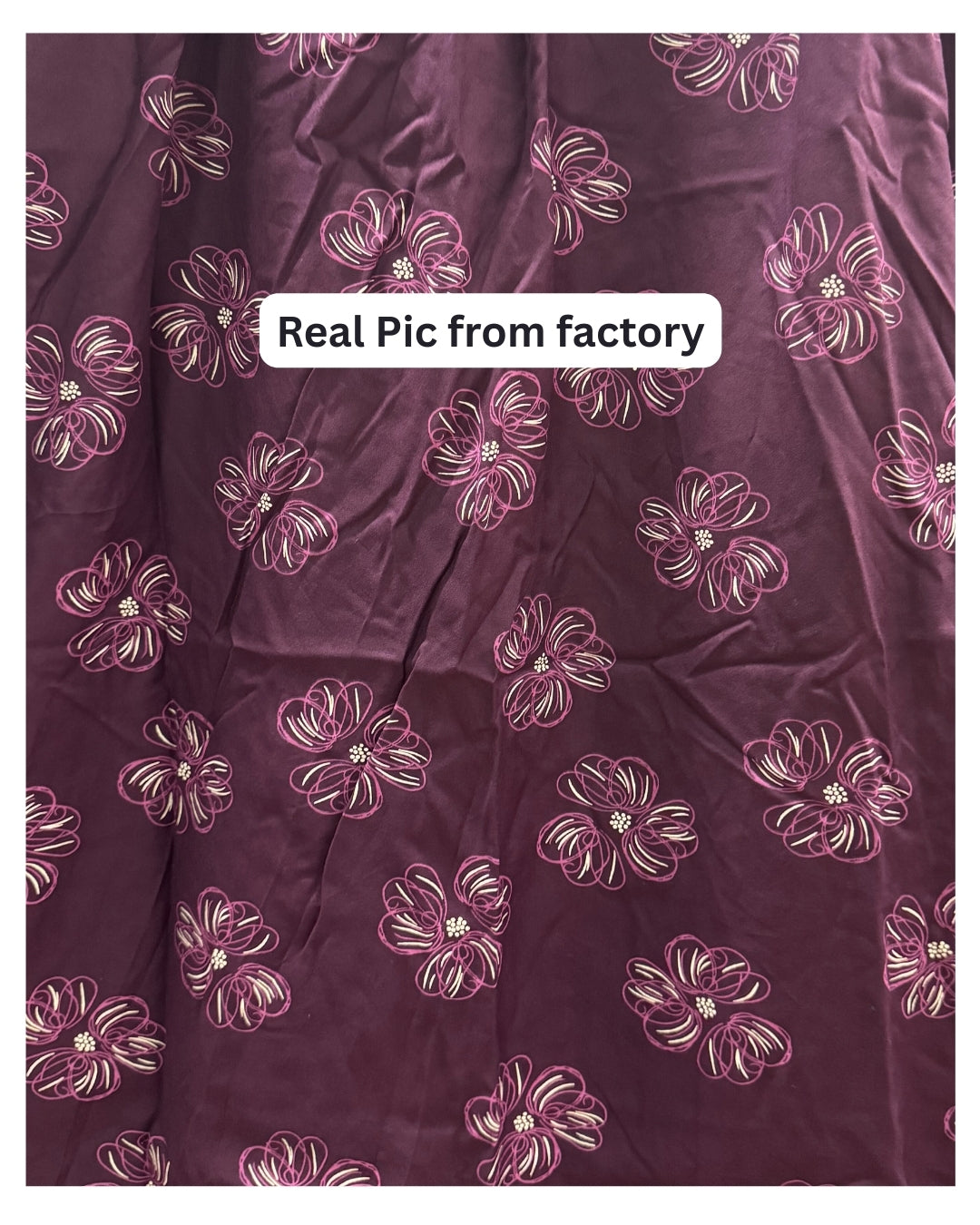 Sketch Purple Flower - Maternity Kurti with Feeding Zips - Soft Rayon
