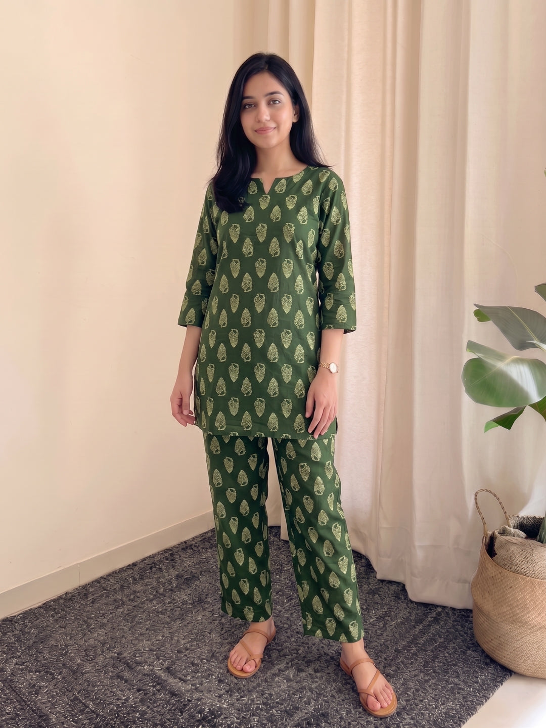 Shell Green - Cord Set - Pure Cotton