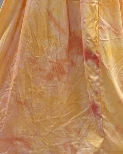 Tie Dye - Yellow - Maternity Kurti with Feeding Zips - Soft Rayon