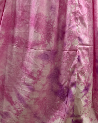 Tie Dye - Pink - Maternity Kurti with Feeding Zips - Soft Rayon