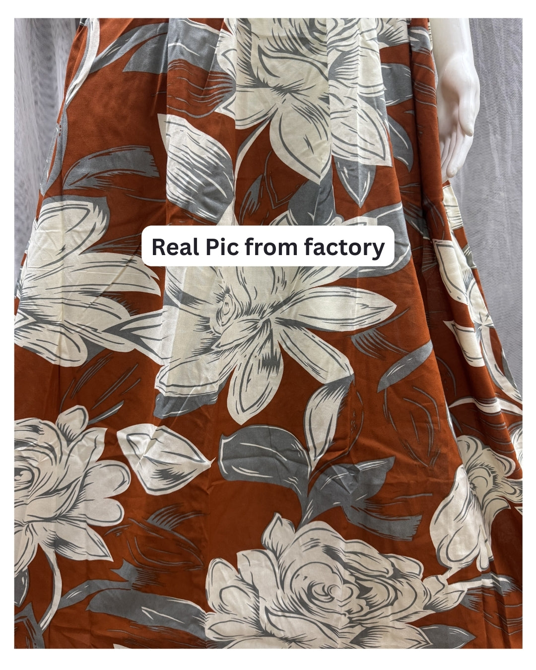 Dessert Cream Rose - Maternity Kurti with Feeding Zips - Soft Rayon
