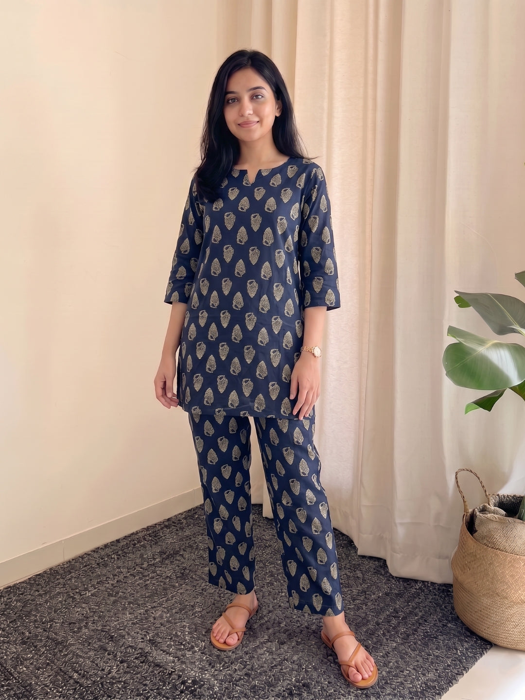 Shell Blue - Cord Set - Pure Cotton