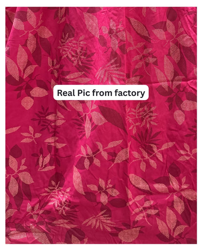 Raani Flower & Leafs - Maternity Kurti with Feeding Zips - Soft Rayon