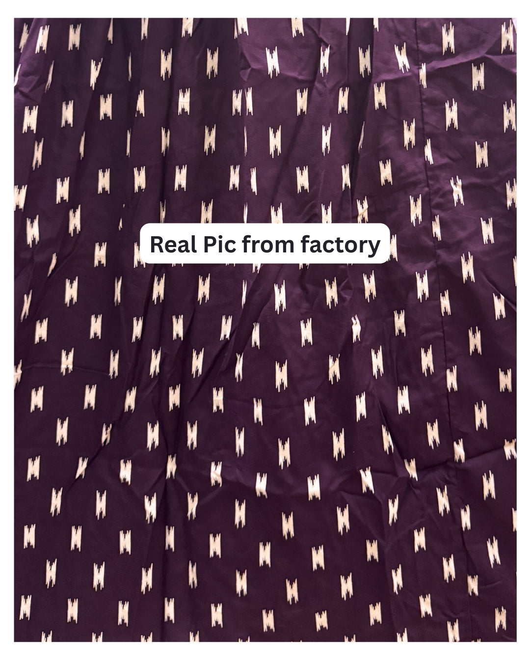 Purple Fine - Maternity Kurti with Feeding Zips - Soft Rayon