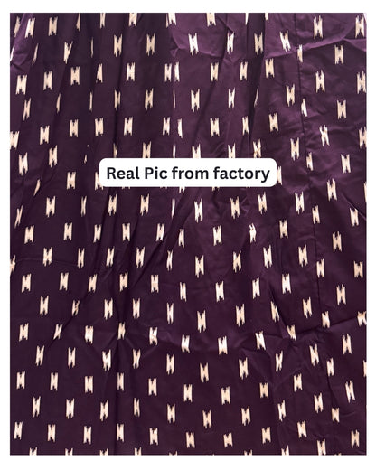 Purple Fine - Maternity Kurti with Feeding Zips - Soft Rayon