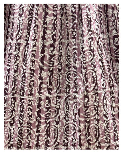 Keri Purple - Maternity Kurti with Feeding Zips - Cotton Flex - Thicker Fabric