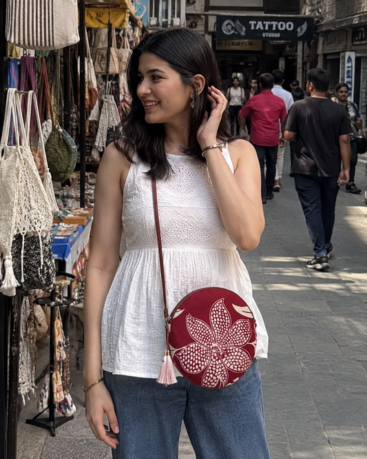 Lily Pink - Cute Round Sling bag