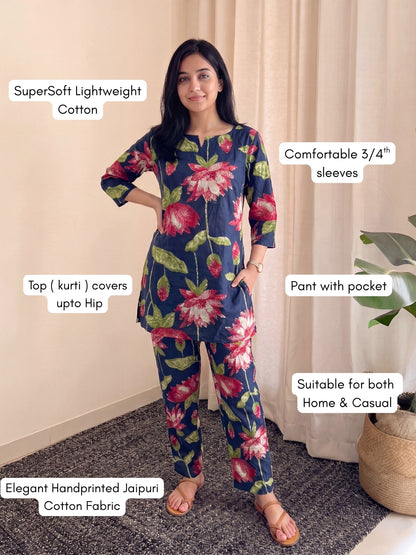 Lotus Blue - Cord Set - Pure Cotton