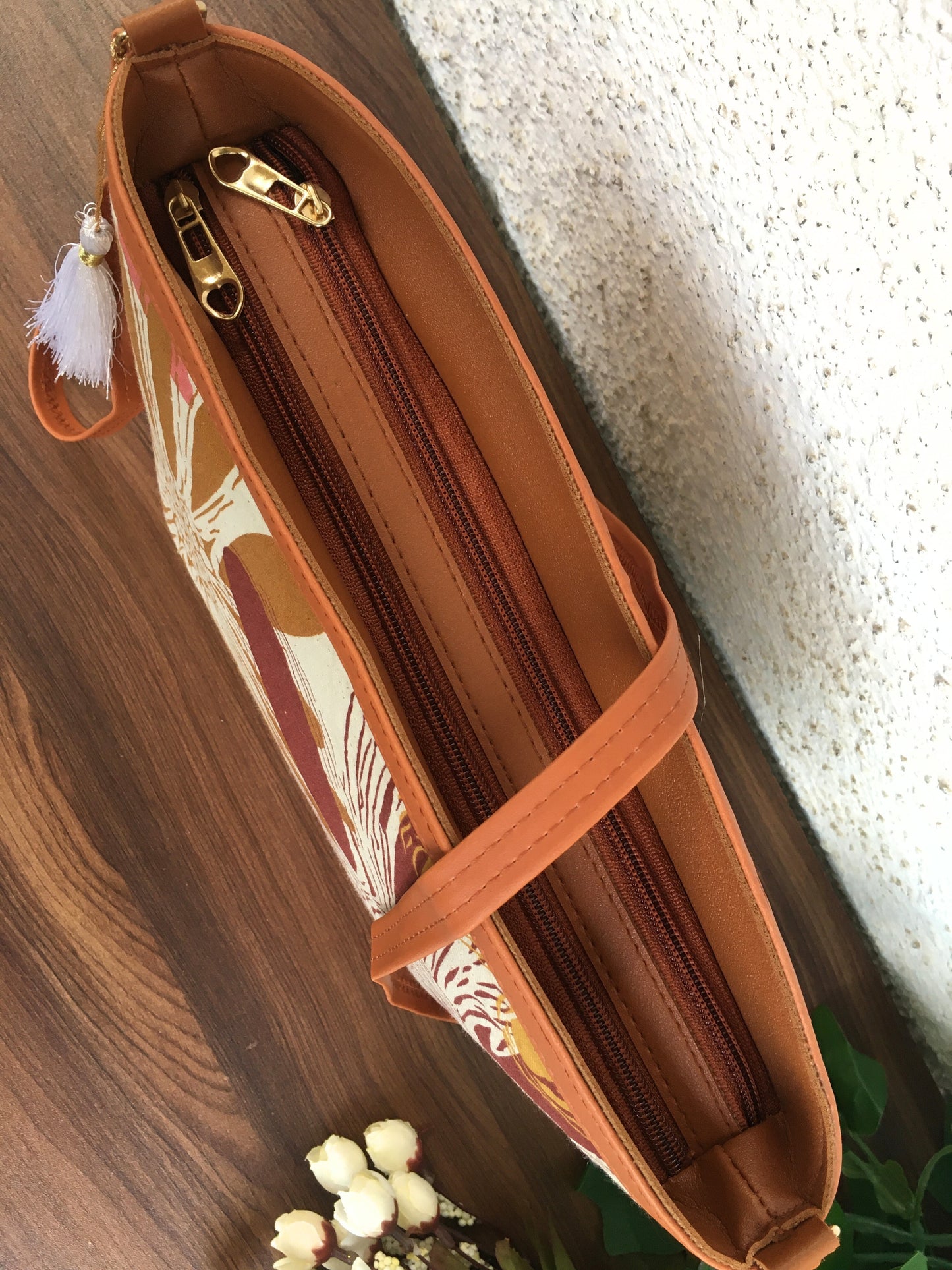 Minsk - 3 zip- Big size - Sling Bag - Sunflower Wine