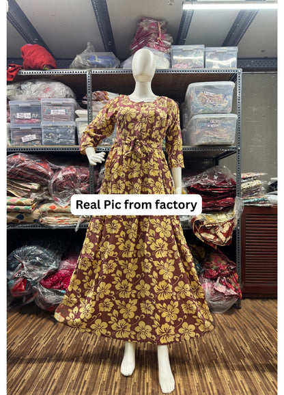 Sample - Maternity Kurti with Feeding Zips - Soft Rayon
