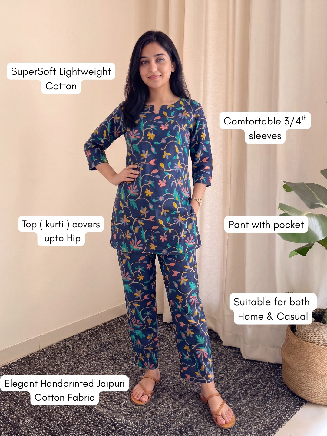 Daisy Blue - Cord Set - Pure Cotton