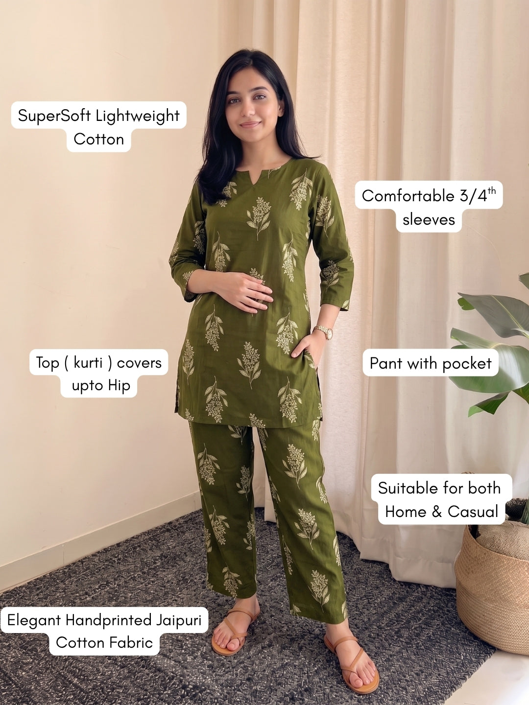 Daisy Green - Cord Set - Pure Cotton