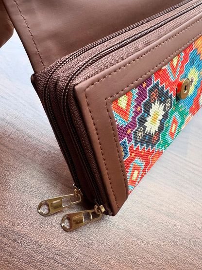 Multi Patch - 2 pockets  - Trendy & Beautiful Womens Wallet