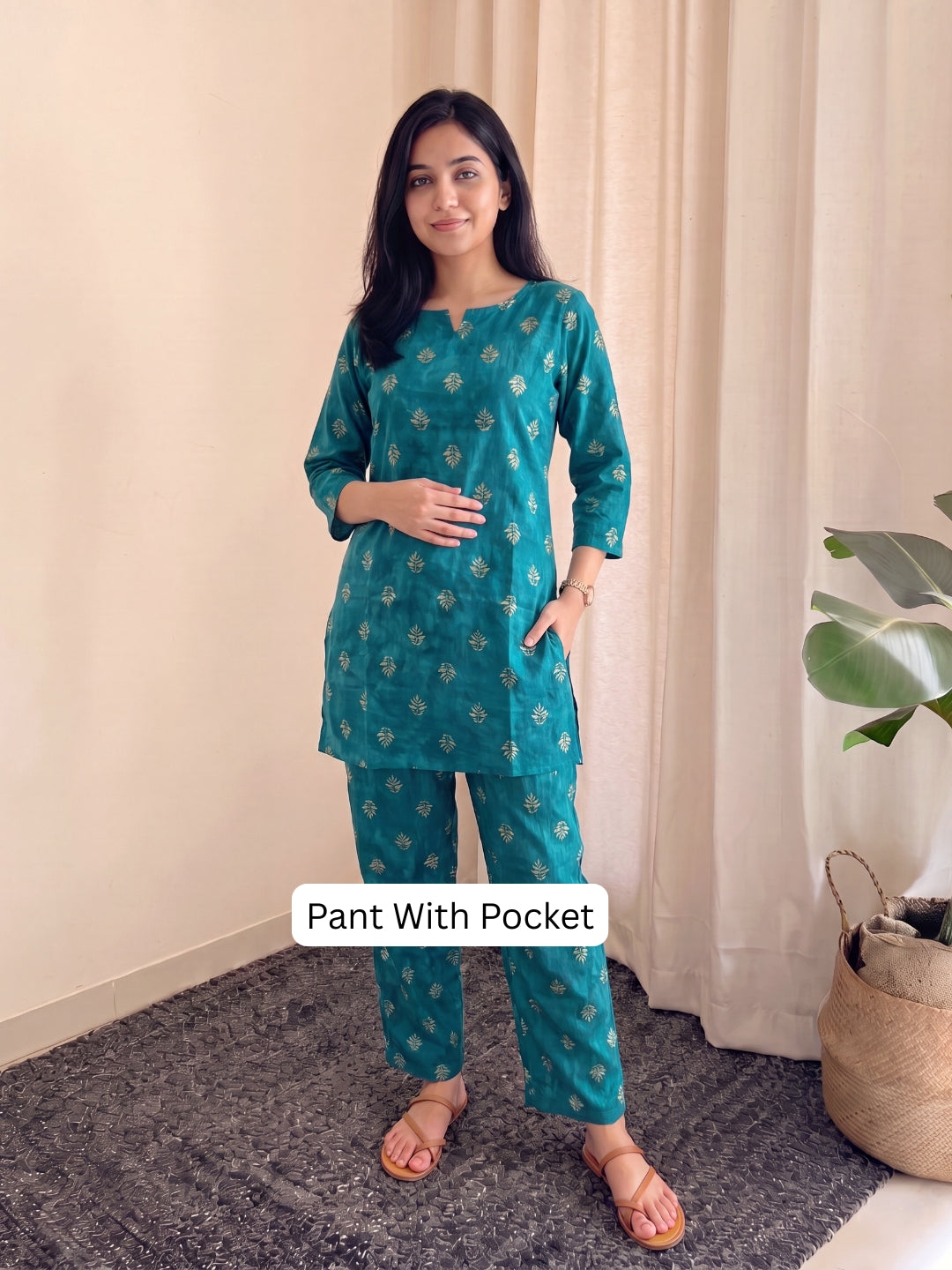 Mystic Sea Green - Cord Set - Pure Cotton