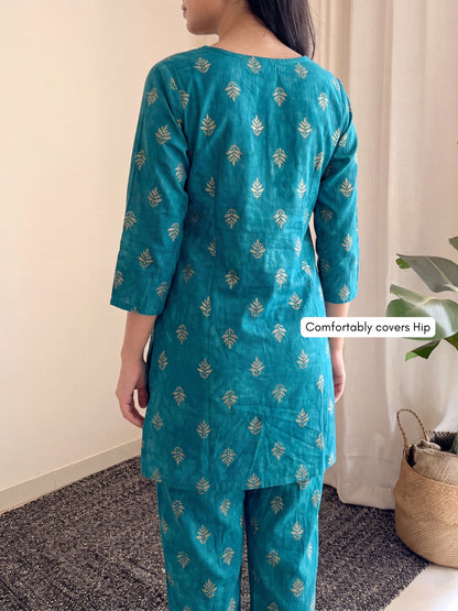 Mystic Sea Green - Cord Set - Pure Cotton