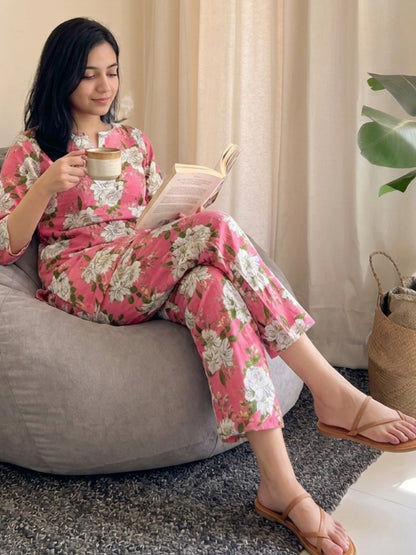 Exotic Pink - Cord Set - Pure Cotton