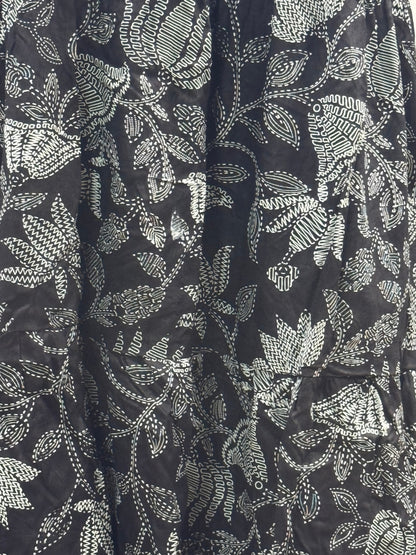 Black Lotus - Sleevless Midi Dress - Soft Rayon