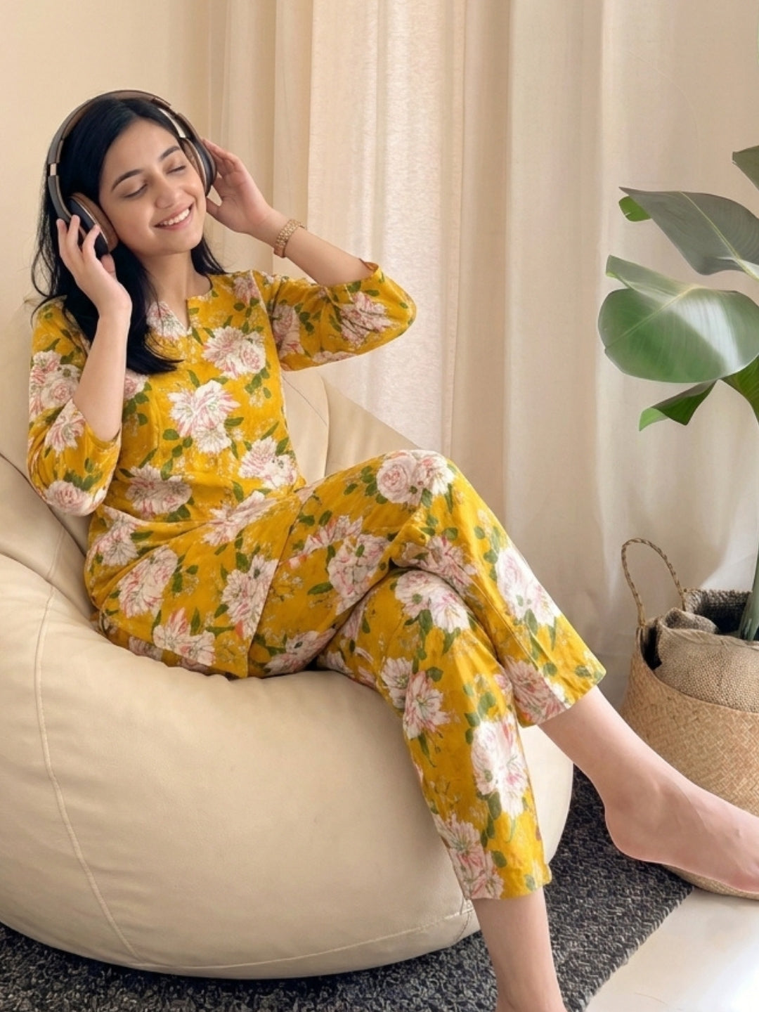 Exotic Yellow - Cord Set - Pure Cotton