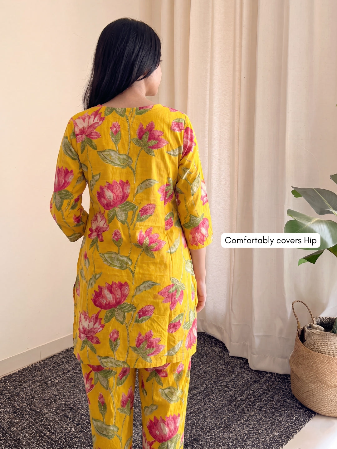 Lotus Yellow - Cord Set - Pure Cotton