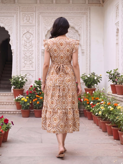 Dessert Art - Sleevless Midi Dress - Soft Rayon