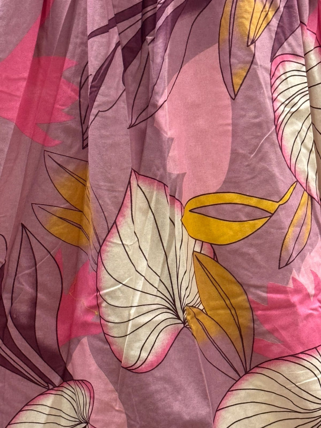 Lotus Pink - Maternity Kurti with Feeding Zips - Cotton Flex - Thicker Fabric