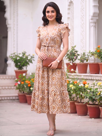 Dessert Art - Sleevless Midi Dress - Soft Rayon